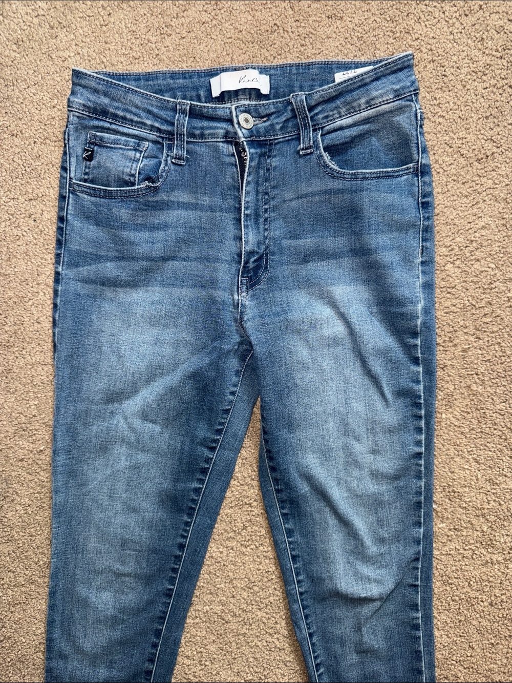 KanCan Women's Skinny Jeans in Medium Blue Wash